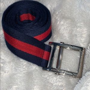 Gucci web belt with buckle